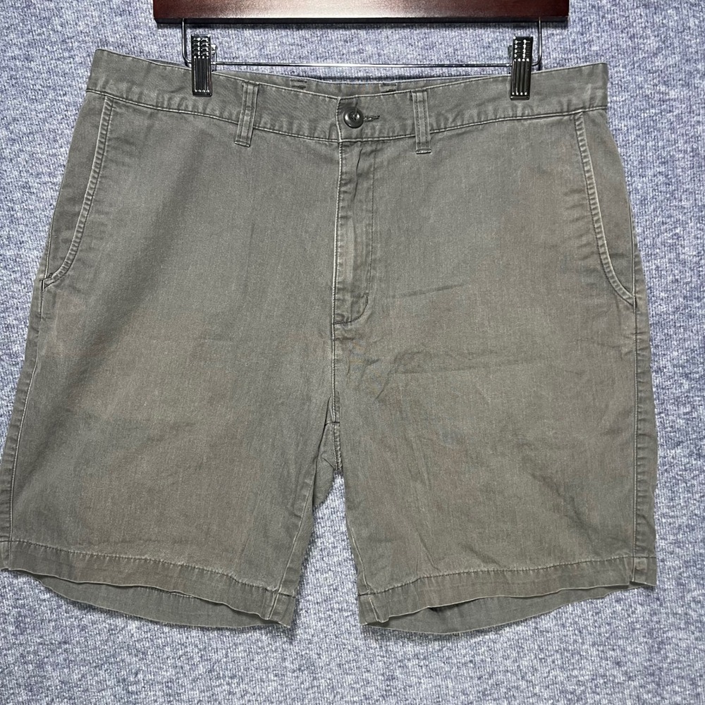 Patagonia All Wear Shorts Mens Organic Cotton Stand Up Shorts Grey 34 Chino